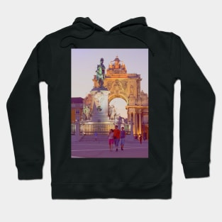 arco rua augusta arch Hoodie